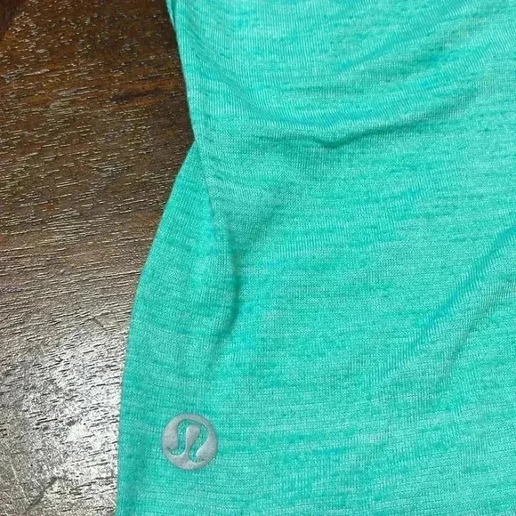 Lululemon Twist and Toil Tank Heathered Bali Breeze/Pretty Lace Bali Breeze - Picture 7 of 9